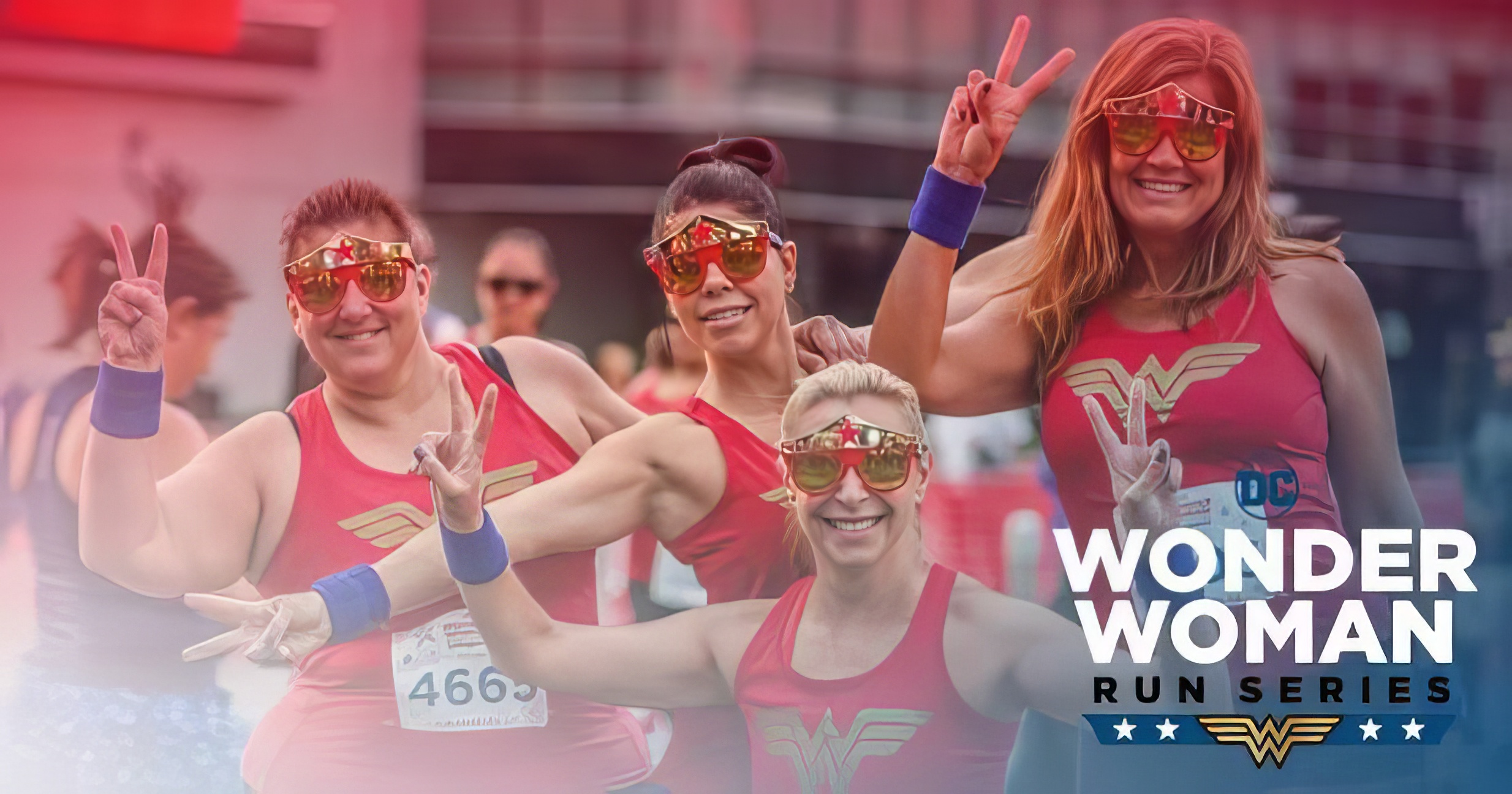 Wonder Woman Run Series participants at race day